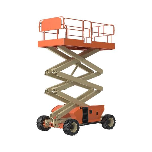 each scissor lift includes a maximum weight capacity that need to not be exceeded for safe operation